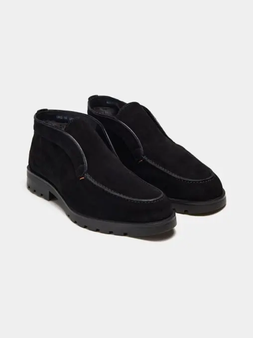Ботинки замшевые на меху SANTONI