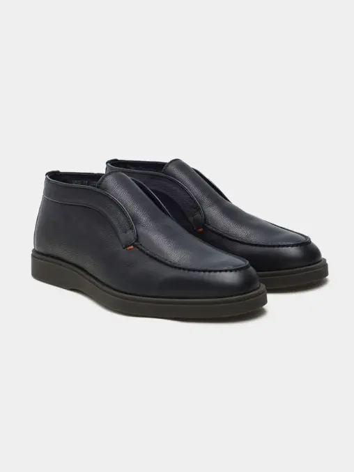 Ботинки кожаные на меху SANTONI