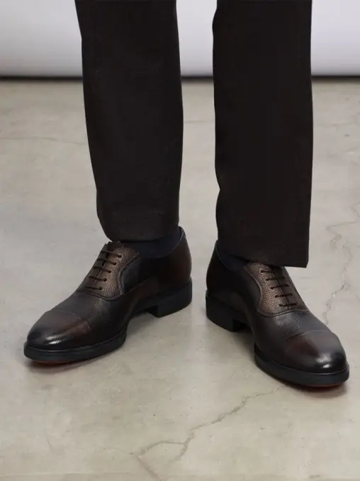 Оксфорды кожаные SANTONI