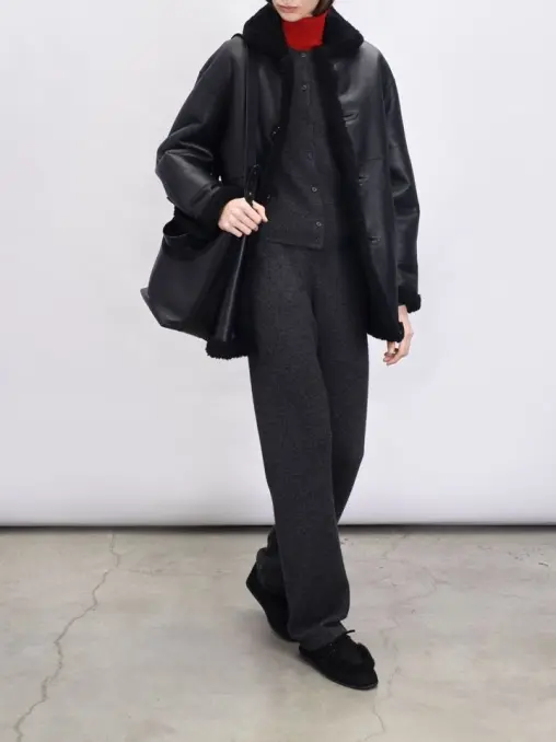 Брюки из кашемира и шерсти SPORTY & RICH