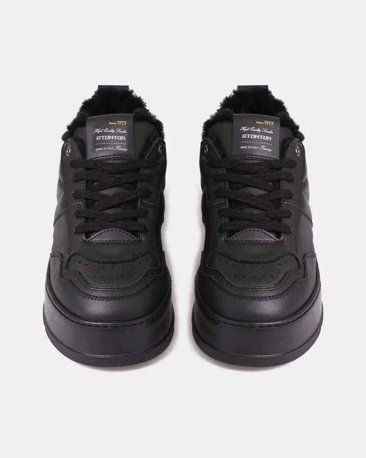 Кеды кожаные на меху