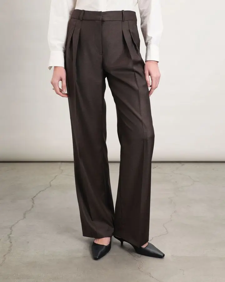 Брюки шерстяные