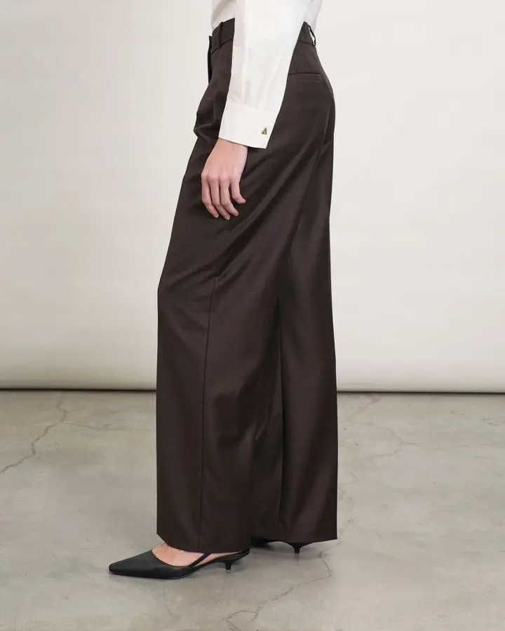 Брюки шерстяные