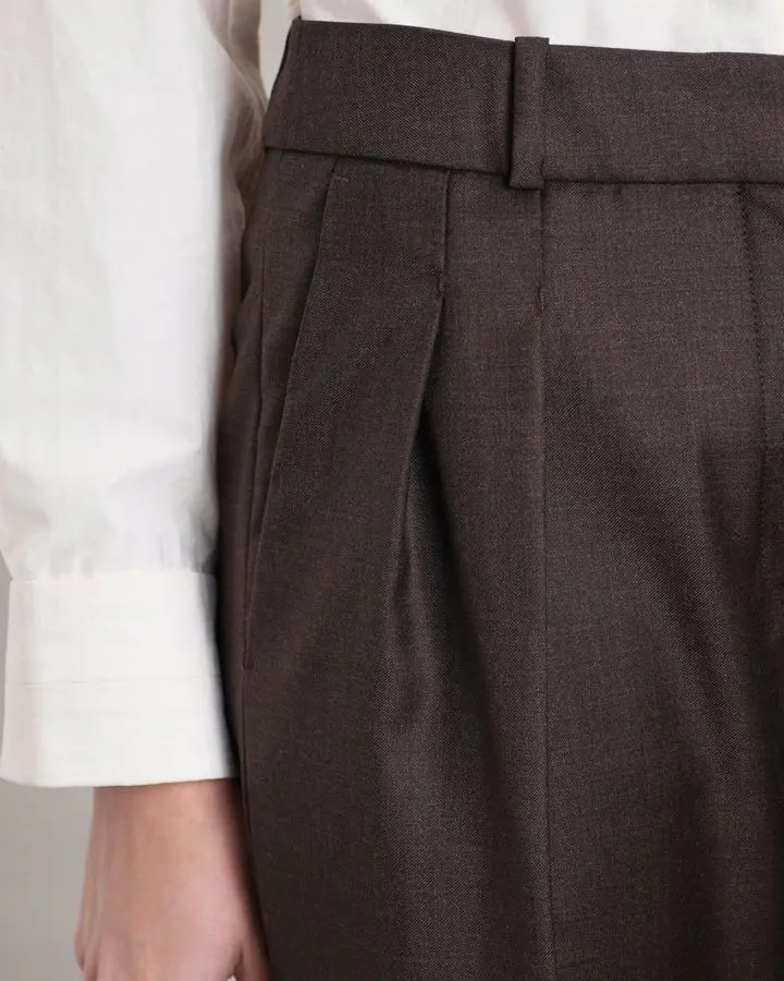 Брюки шерстяные