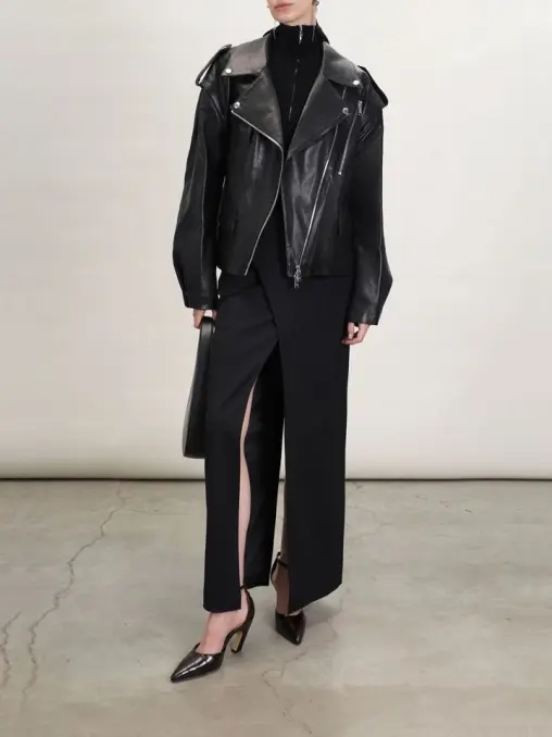 Куртка-косуха кожаная JACOB LEE