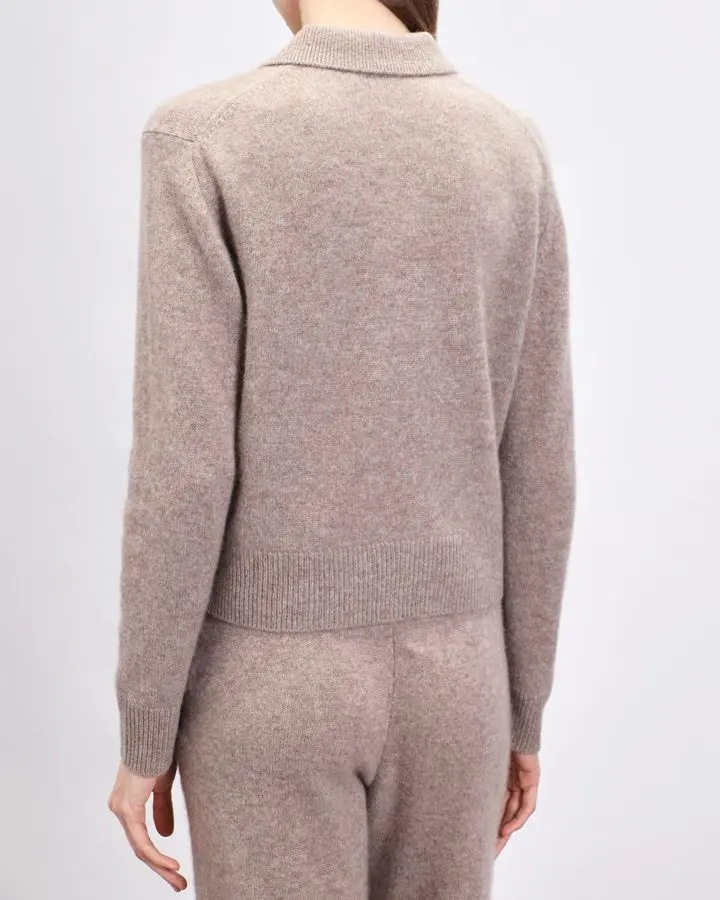 Поло из кашемира и шерсти