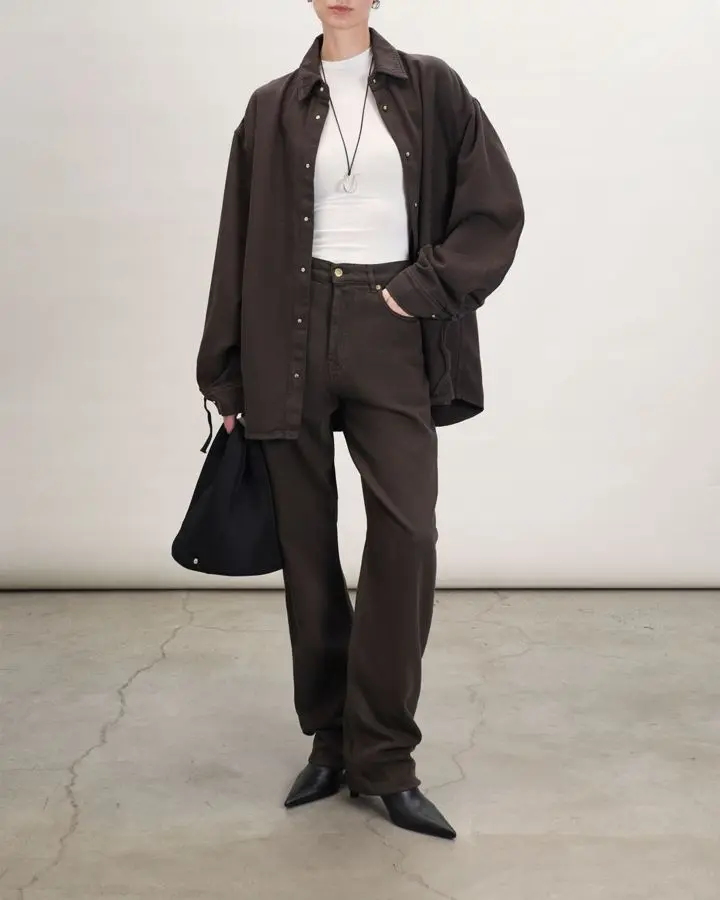 Рубашка джинсовая