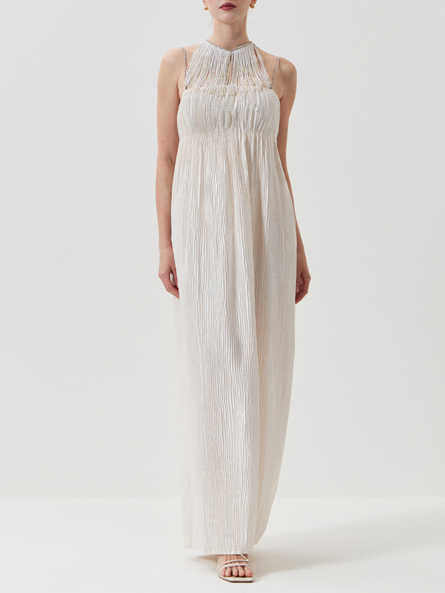 Платье шелковое