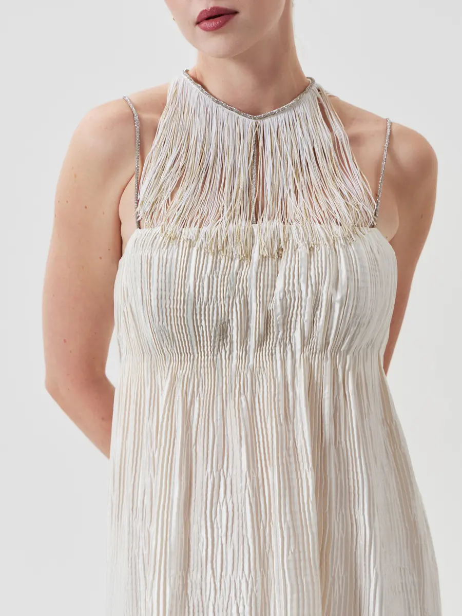 Платье шелковое