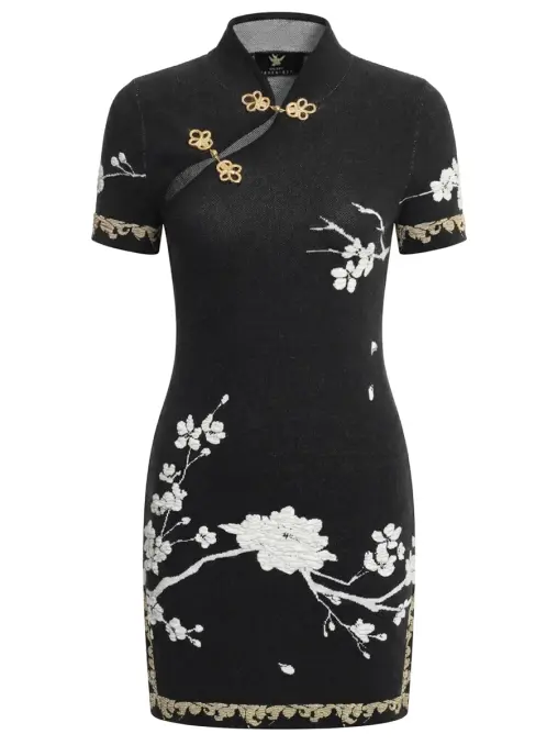 Платье жаккардовое с люрексом MAISON BOHEMIQUE