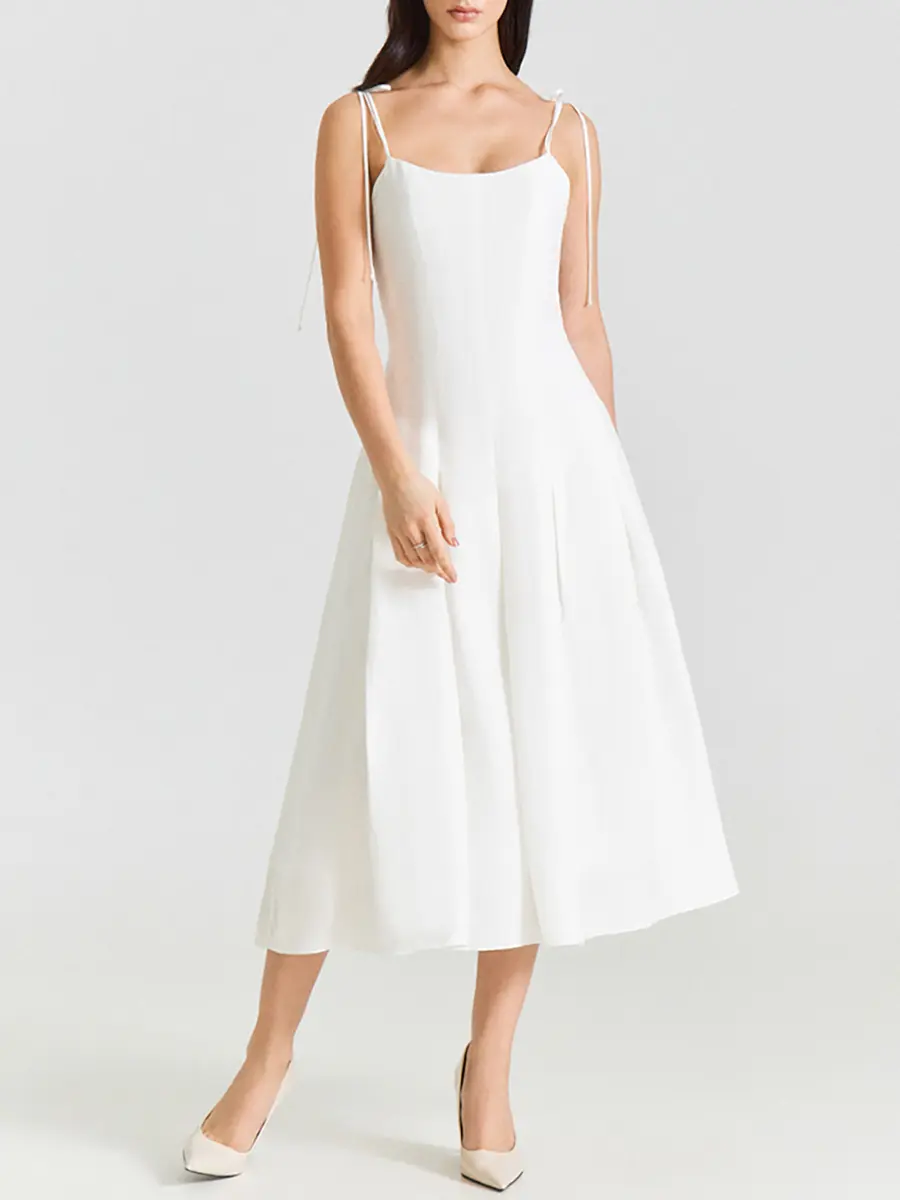 Сарафан из вискозы и льна