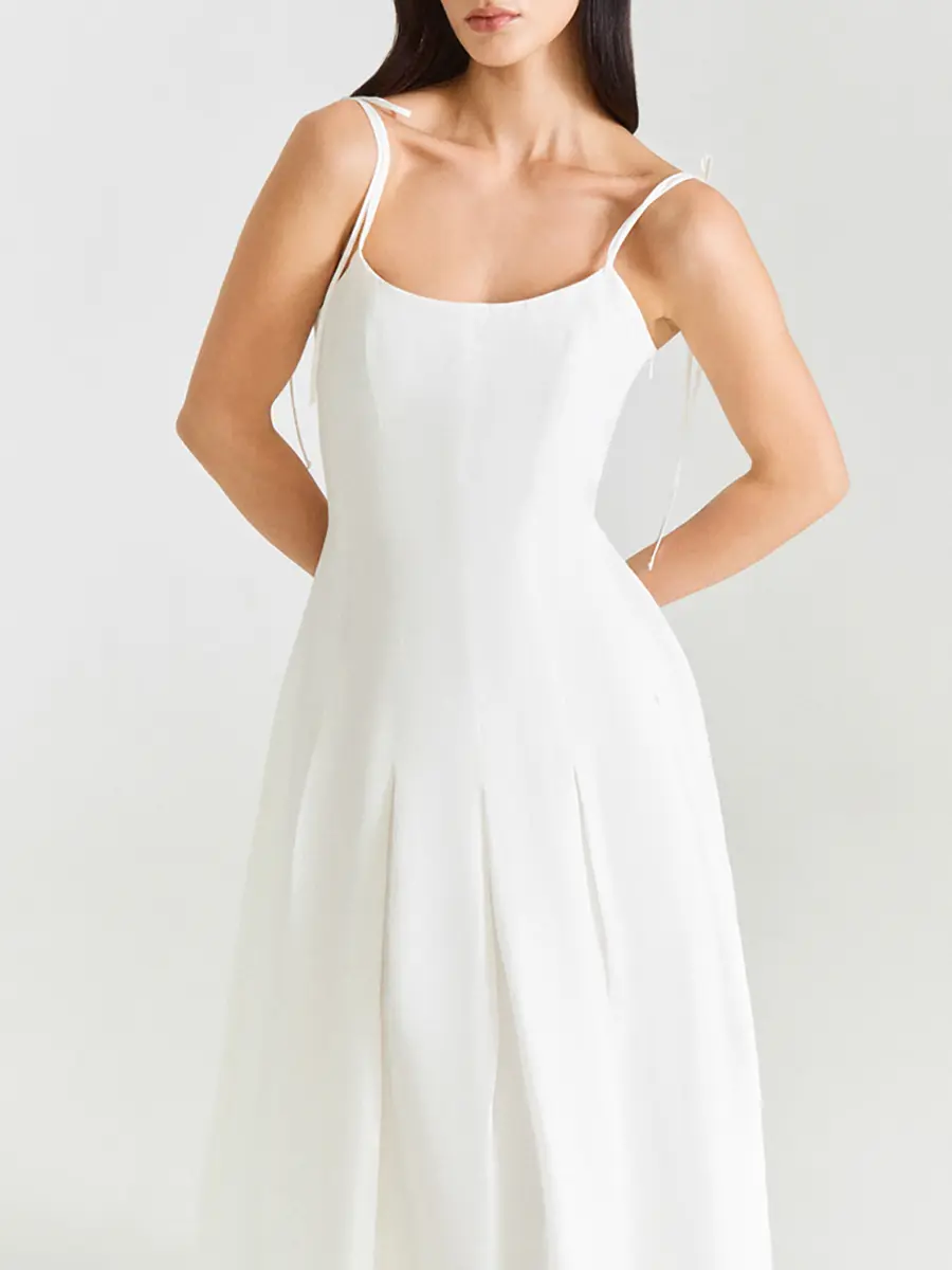 Сарафан из вискозы и льна