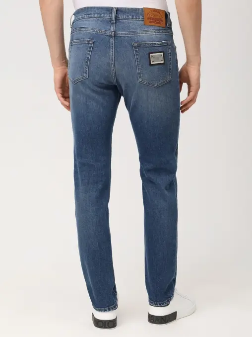 Джинсы Slim Fit хлопковые DOLCE & GABBANA