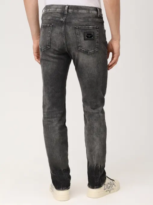 Джинсы Slim Fit хлопковые DOLCE & GABBANA