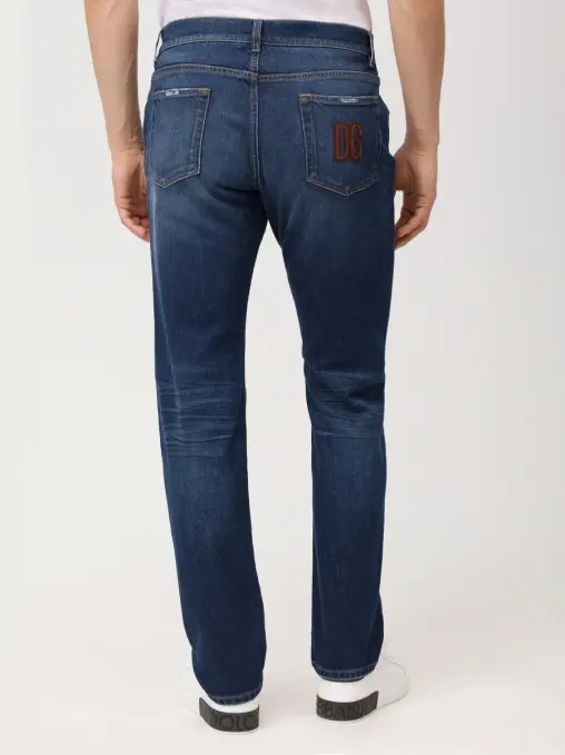 Джинсы Slim Fit хлопковые DOLCE & GABBANA