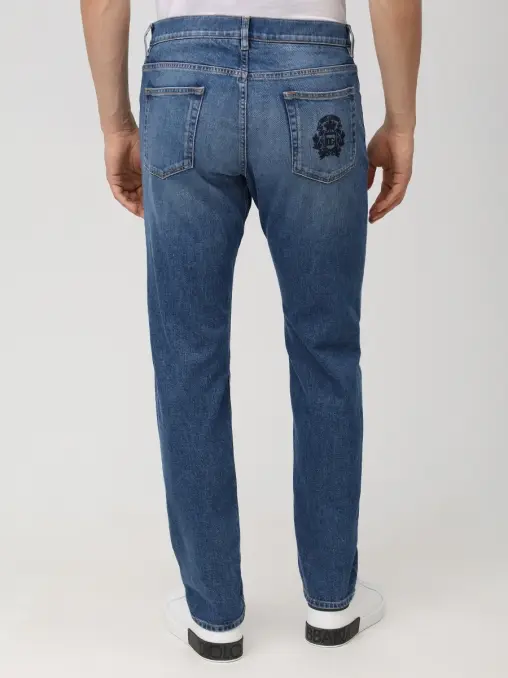 Джинсы Slim Fit хлопковые DOLCE & GABBANA