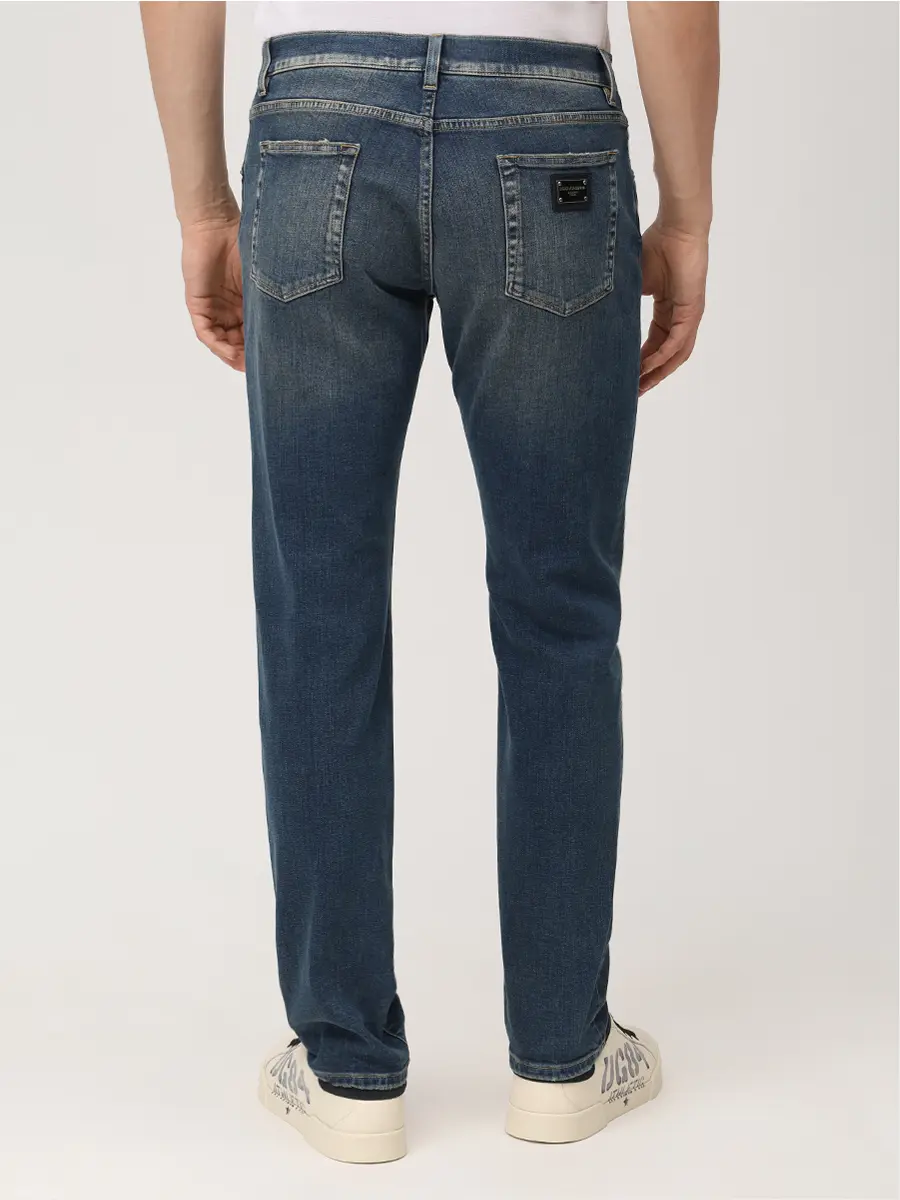 Джинсы Slim Fit хлопковые
