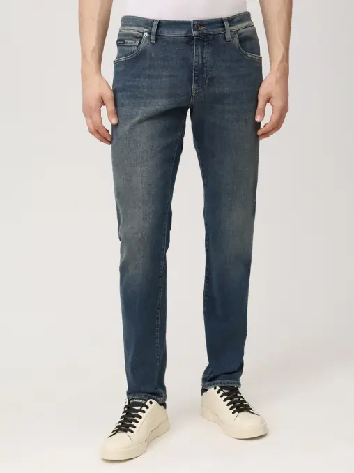 Джинсы Slim Fit хлопковые DOLCE & GABBANA