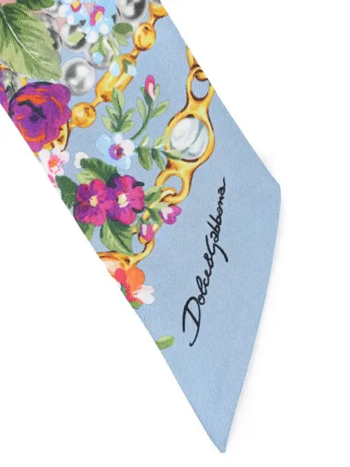 Твилли шелковое DOLCE & GABBANA
