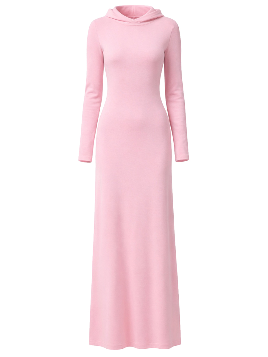 Платье однотонное