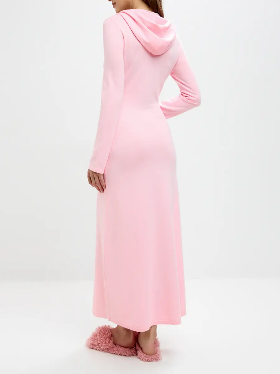 Платье однотонное