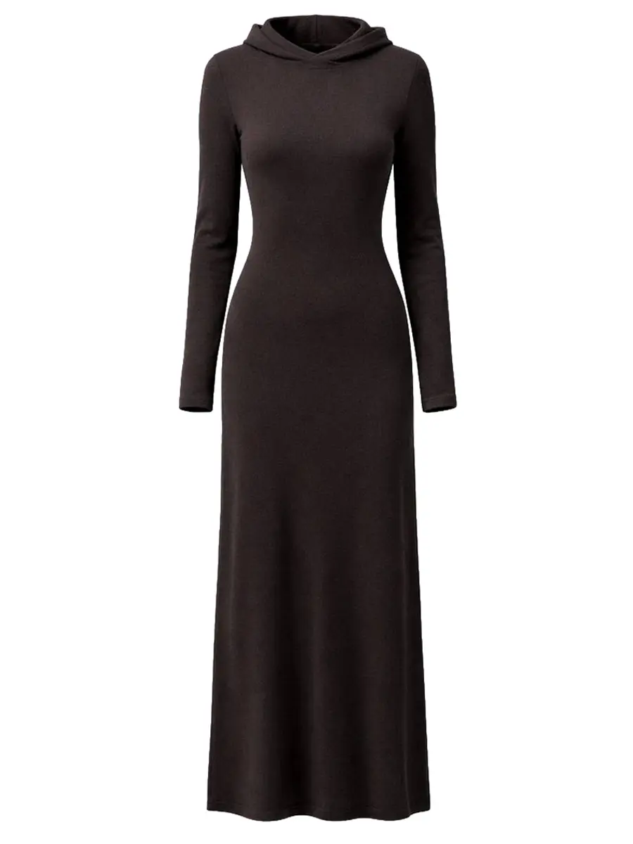 Платье однотонное