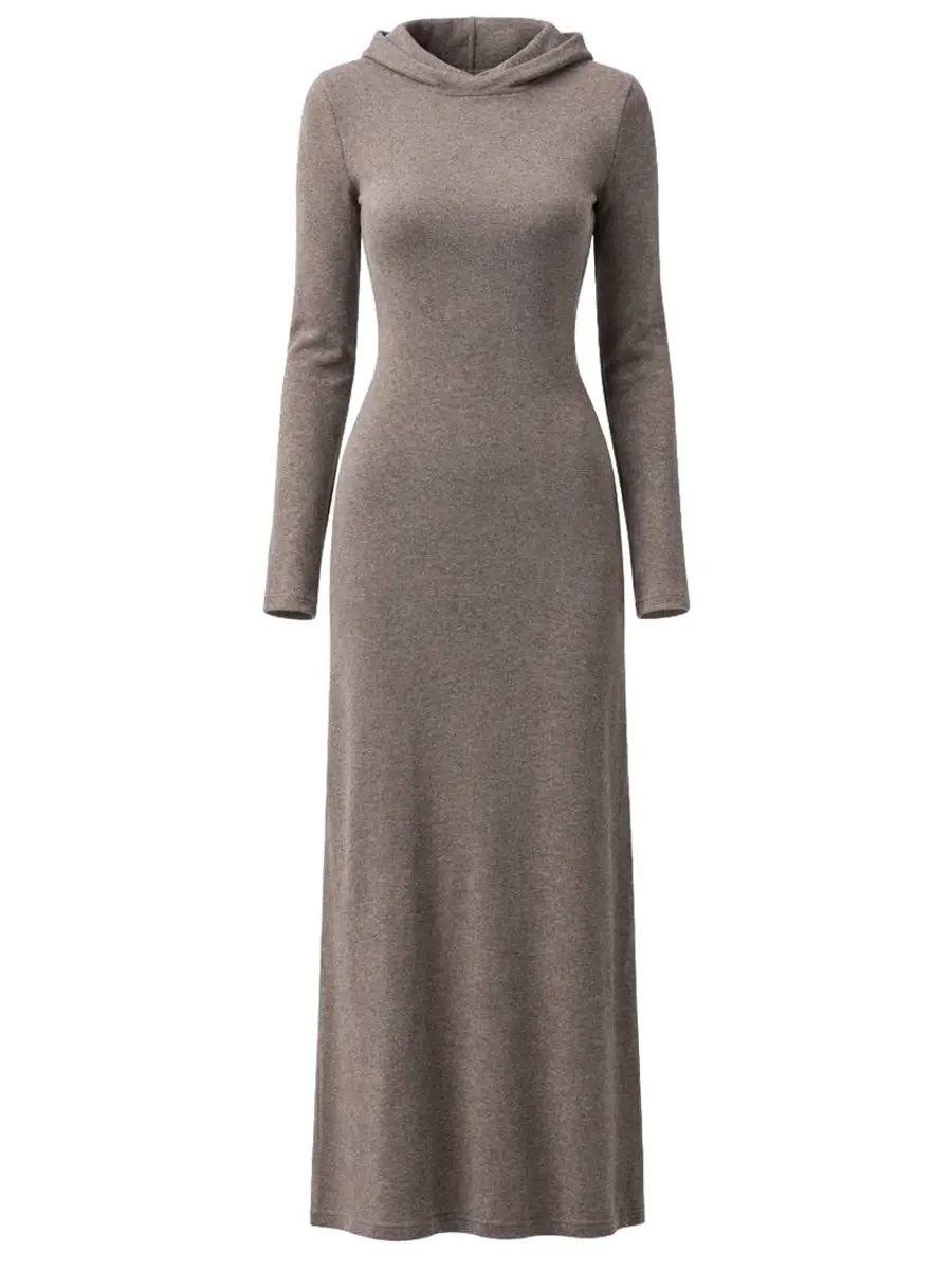 Платье однотонное