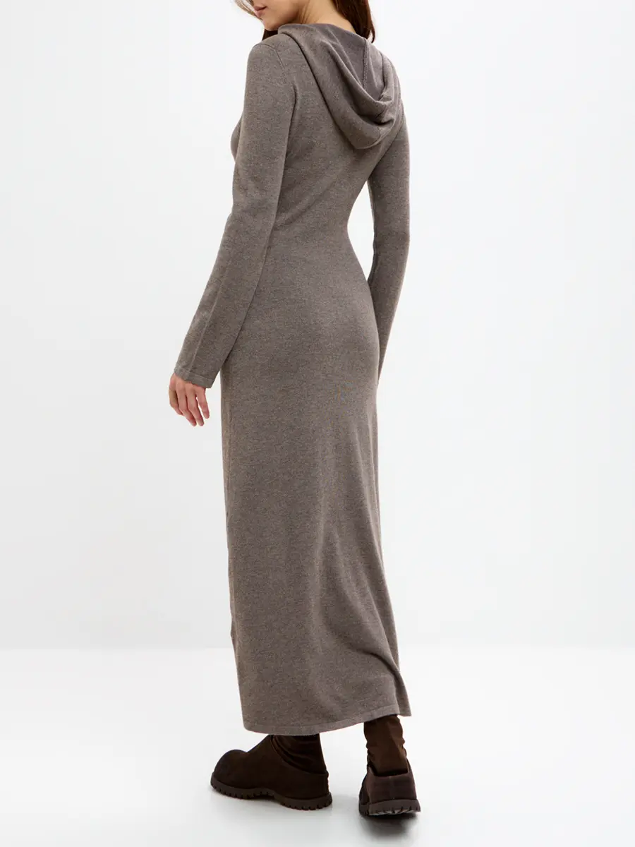 Платье однотонное