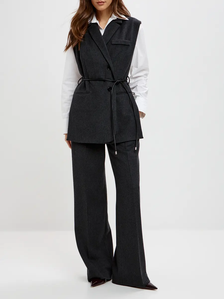 Брюки шерстяные