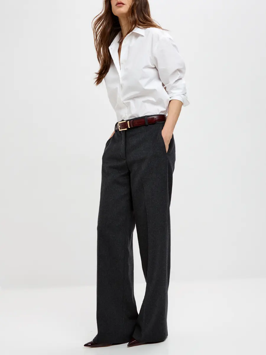 Брюки шерстяные