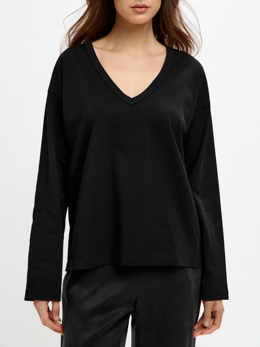 Лонгслив хлопковый