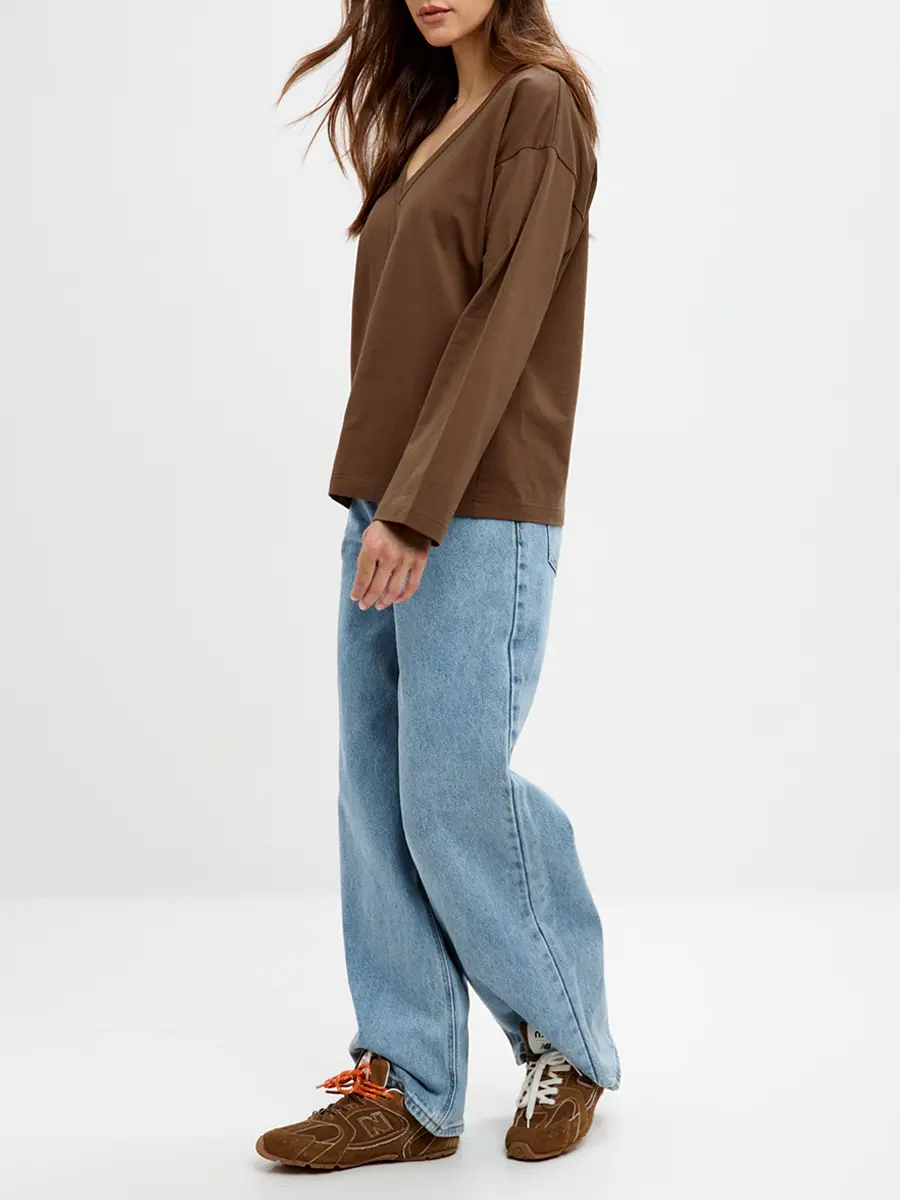 Лонгслив хлопковый