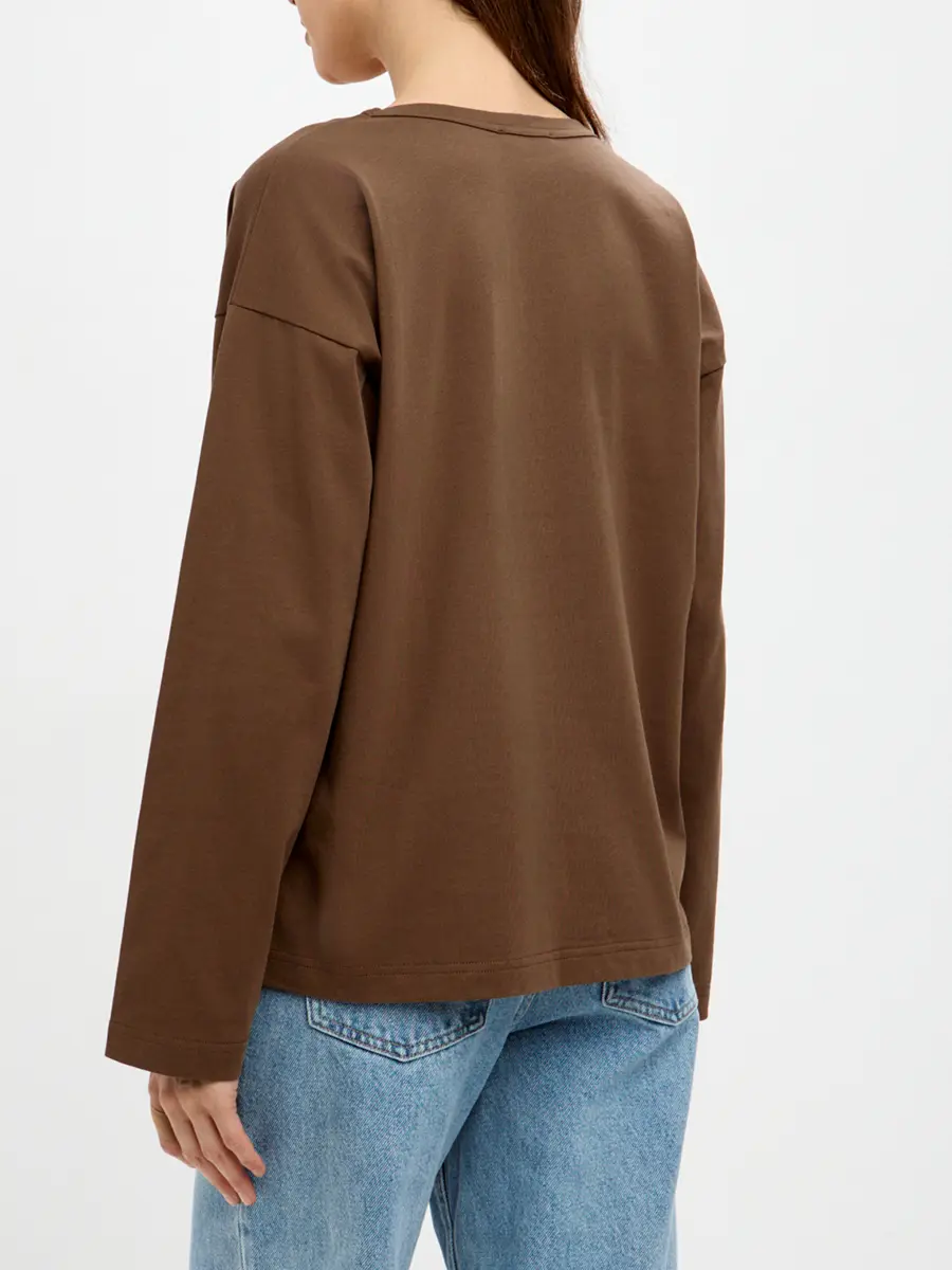 Лонгслив хлопковый