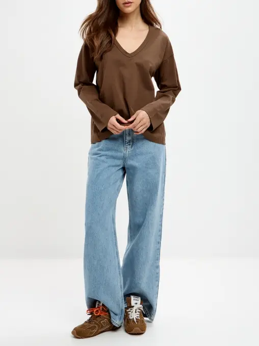 Лонгслив хлопковый MONLAVV