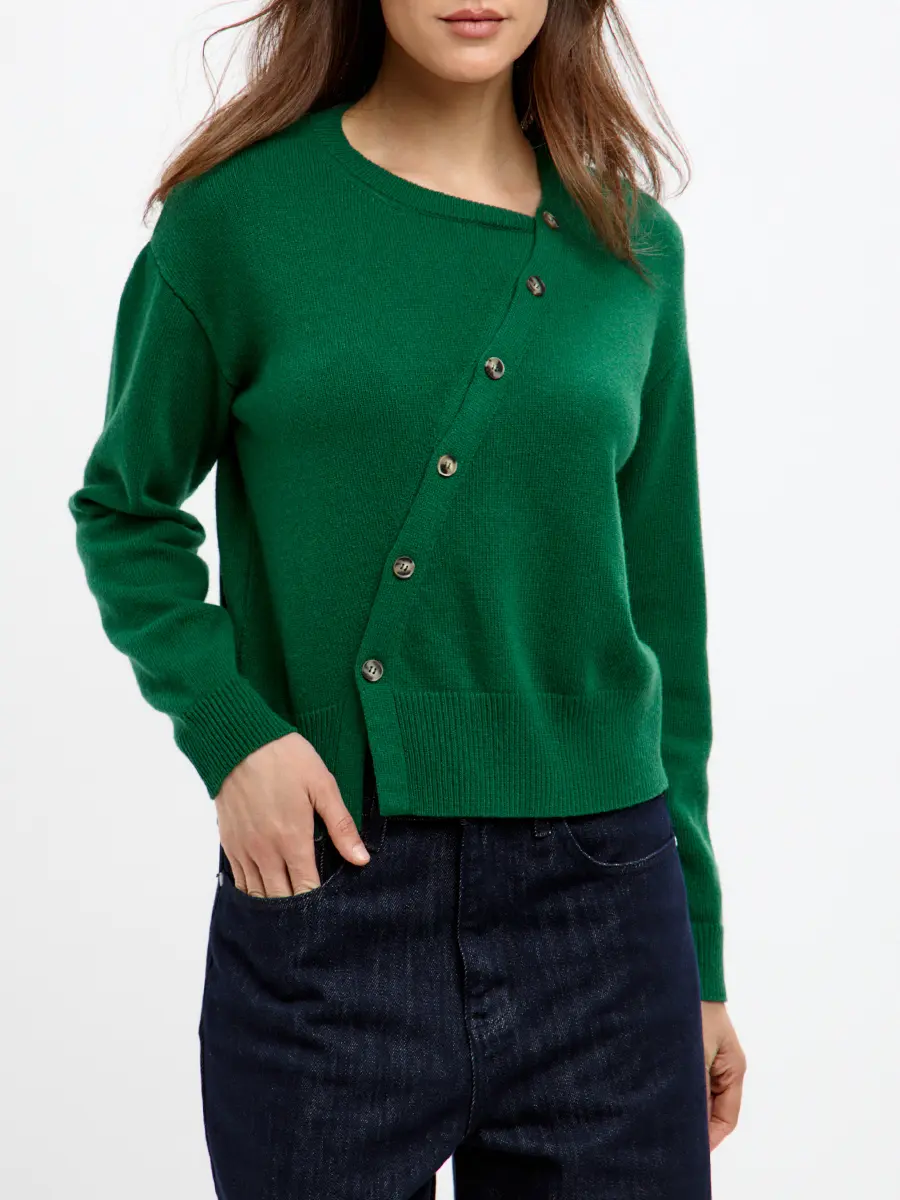 Кардиган однотонный