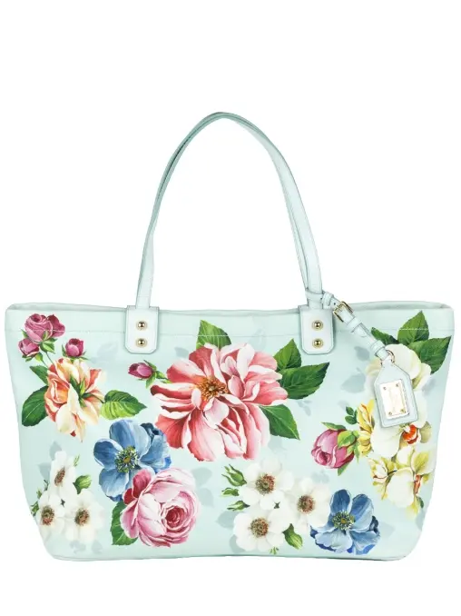 Сумка из хлопка и кожи DOLCE & GABBANA