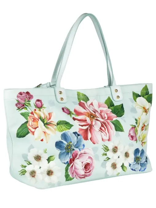 Сумка из хлопка и кожи DOLCE & GABBANA