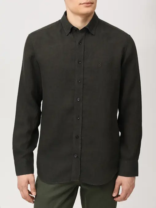 Рубашка Slim Fit льняная BOGNER