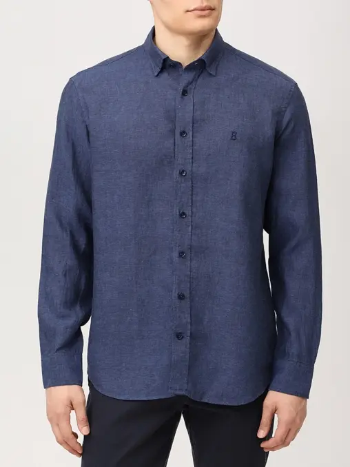 Рубашка Slim Fit льняная BOGNER