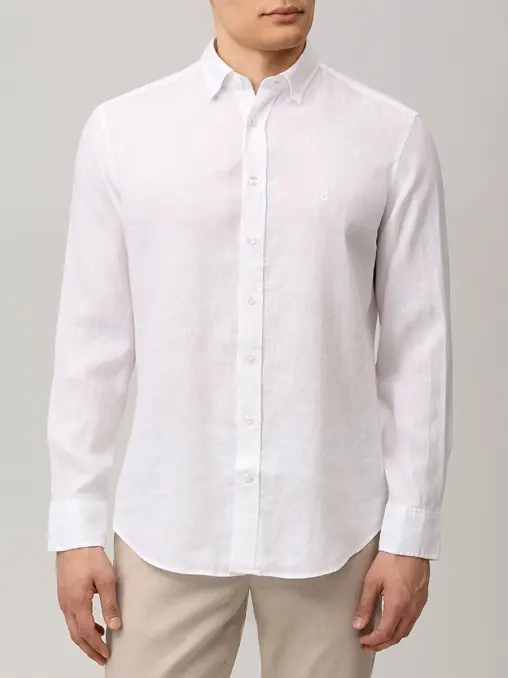Рубашка Slim Fit льняная BOGNER