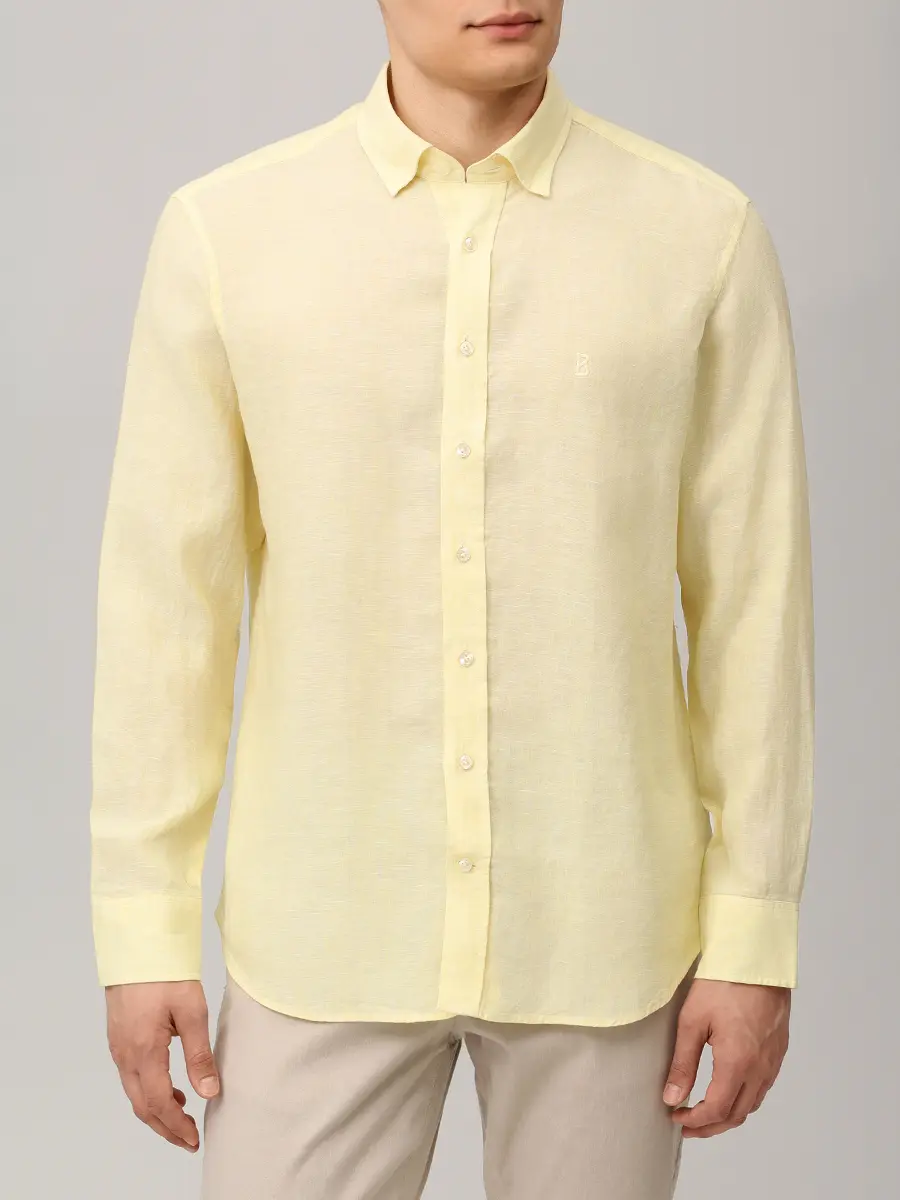 Рубашка Slim Fit льняная