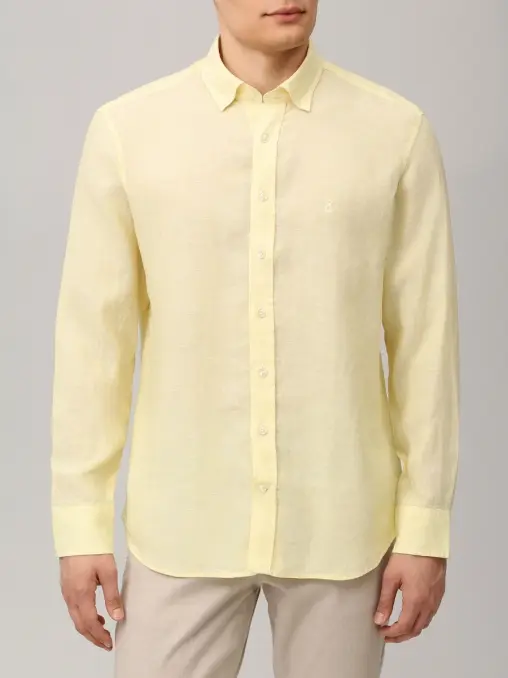 Рубашка Slim Fit льняная BOGNER