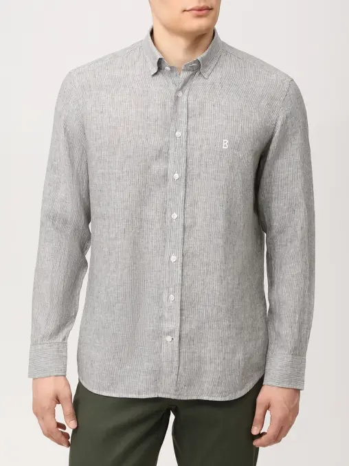 Рубашка Slim Fit льняная BOGNER