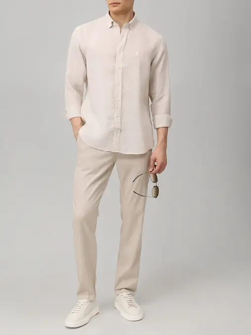Рубашка Slim Fit льняная BOGNER