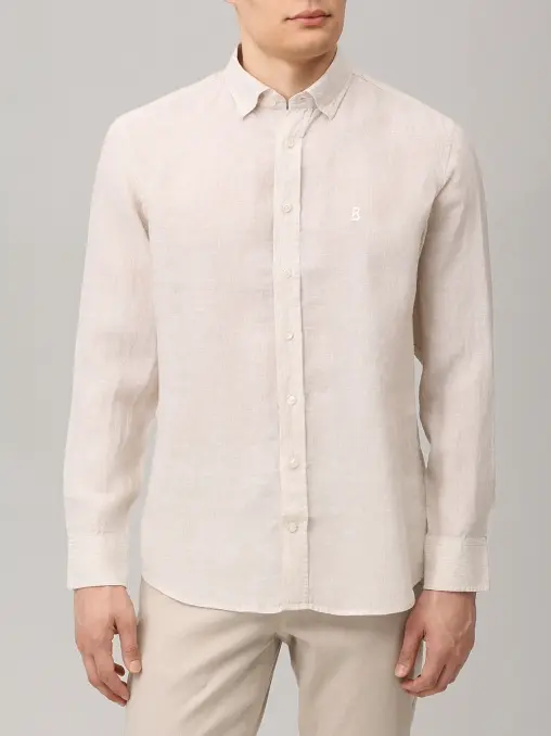 Рубашка Slim Fit льняная BOGNER