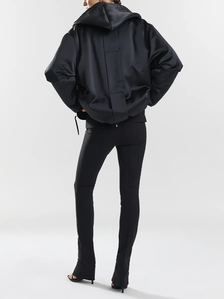 Бомбер однотонный