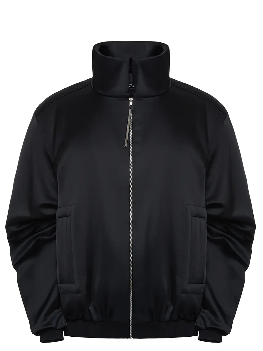 Бомбер однотонный