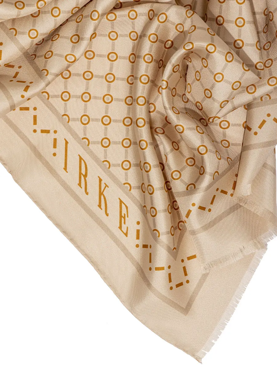 Палантин шелковый