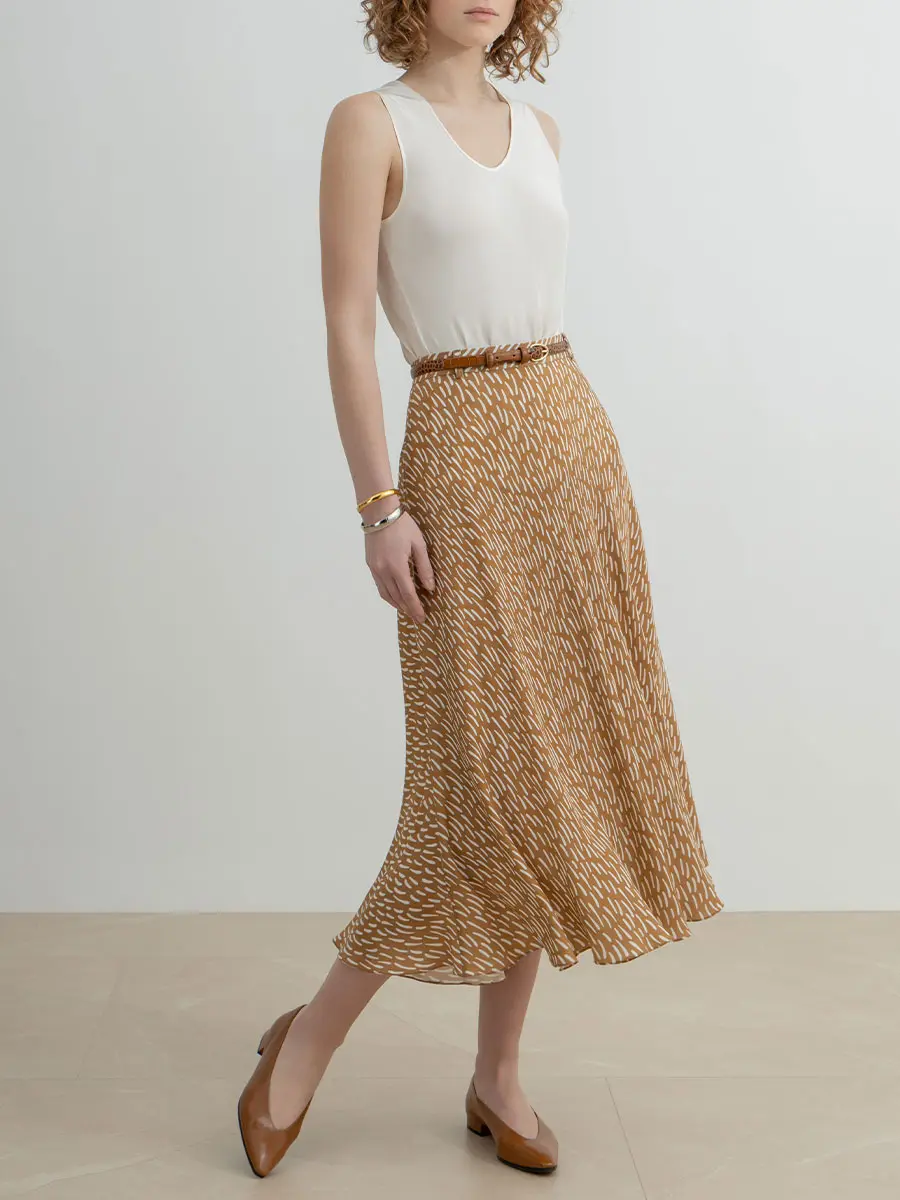 Топ шелковый