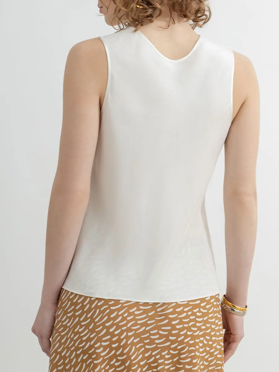 Топ шелковый